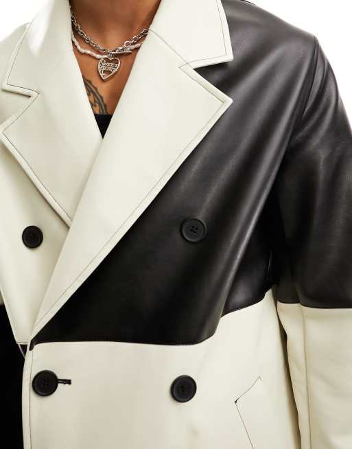 Asos color block coat store
