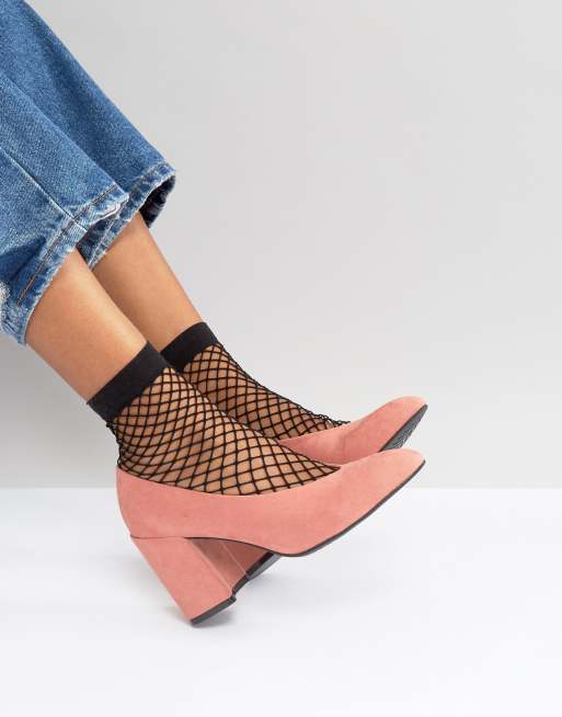 ASOS DESIGN oversized fishnet ankle socks