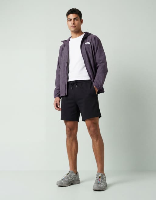 ASOS DESIGN oversized fit jersey shorts with pintucks in black | ASOS