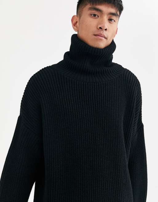 Oversized neck sweater sale