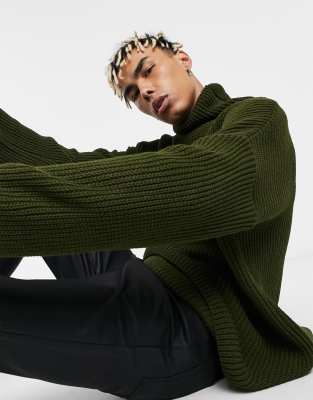 khaki oversized jumper