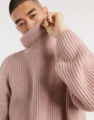 asos pink sweater