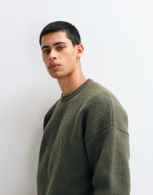 ASOS DESIGN oversized gebreide trui met ronde hals en backprintdetail, 5 van 5