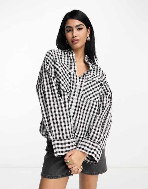 Asos store gingham top