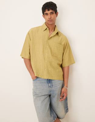 Asos Design Oversized Half Sleeve Shirt
