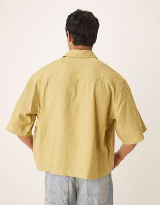 Asos Design Oversized Half Sleeve Shirt