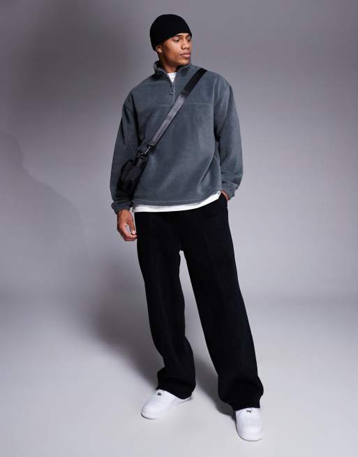 Asos half zip sweatshirt hot sale