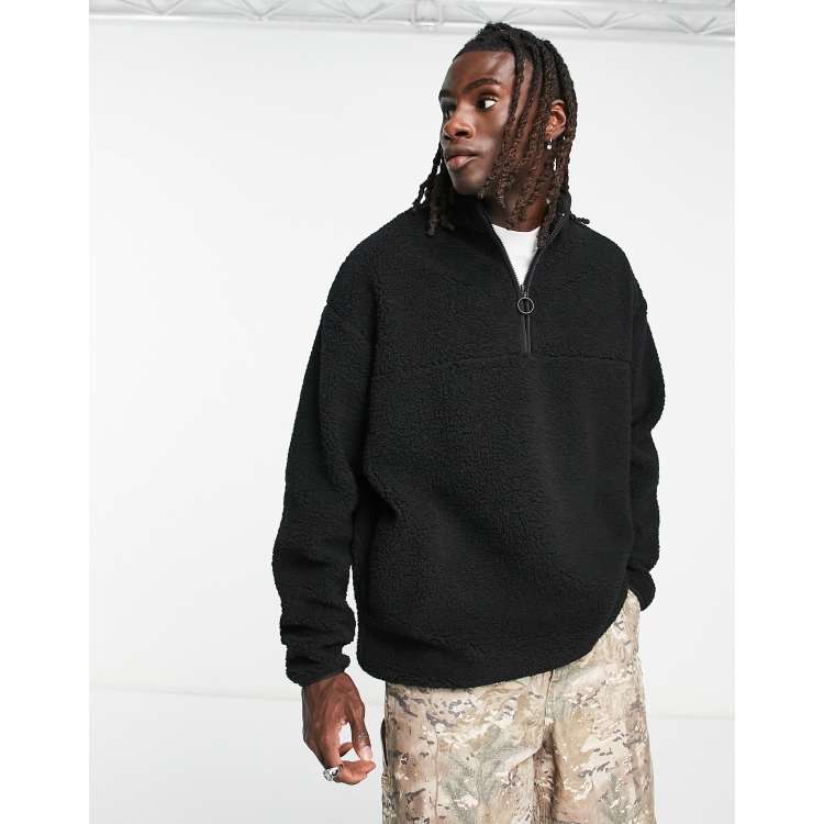 Black on sale borg jumper