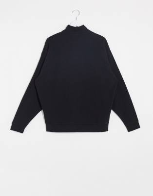 asos half zip sweatshirt