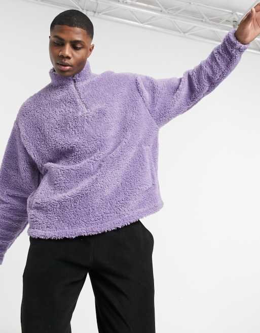 Teddy half zip outlet jumper