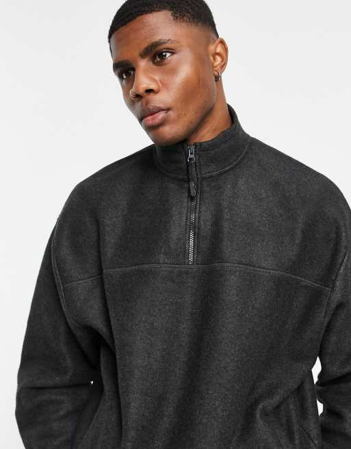 Asos half zip discount fleece