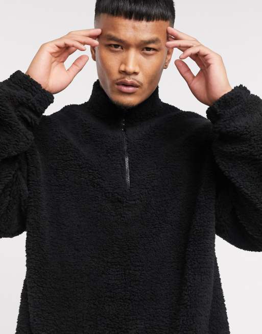 asos black sweatshirt