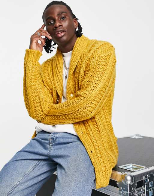 Asos 2025 yellow cardigan