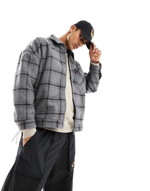 Asos checked jacket store