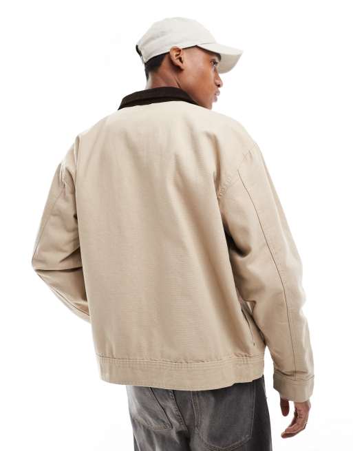 Asos design utility washed cotton jacket clearance