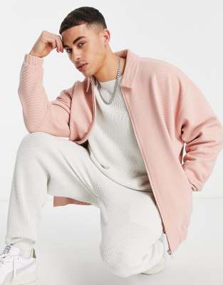 pink jersey jacket