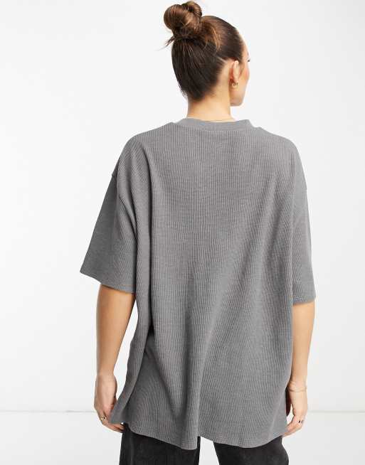 ASOS DESIGN oversized heavyweight t-shirt with with side splits