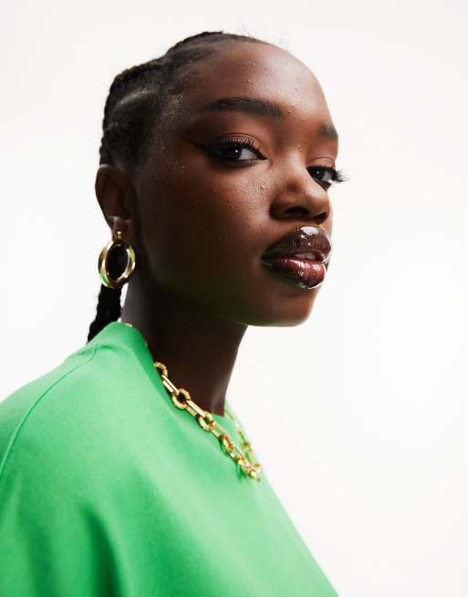 Asos clearance green earrings