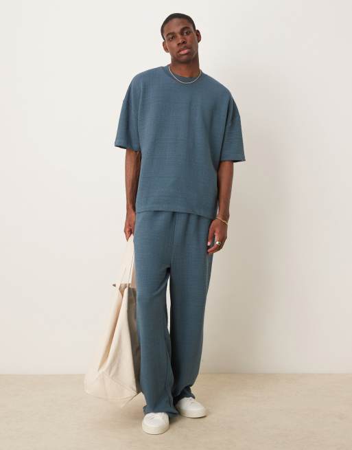 ASOS DESIGN oversized heavyweight boxy t-shirt in blue (part of a set)    , 2 of 4