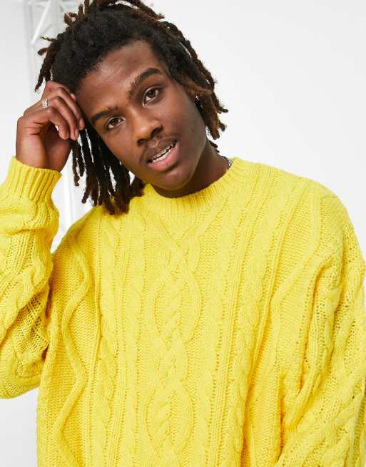 Topman hot sale yellow jumper