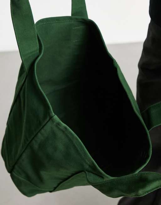 Dark hotsell green tote