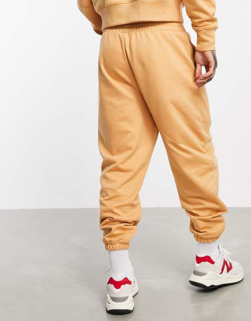 ASOS DESIGN oversized heavyweight sweatpants in purple