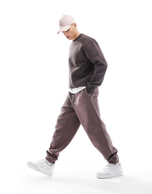 brown sweatpants style