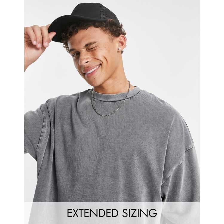 Oversized gray sale t shirt