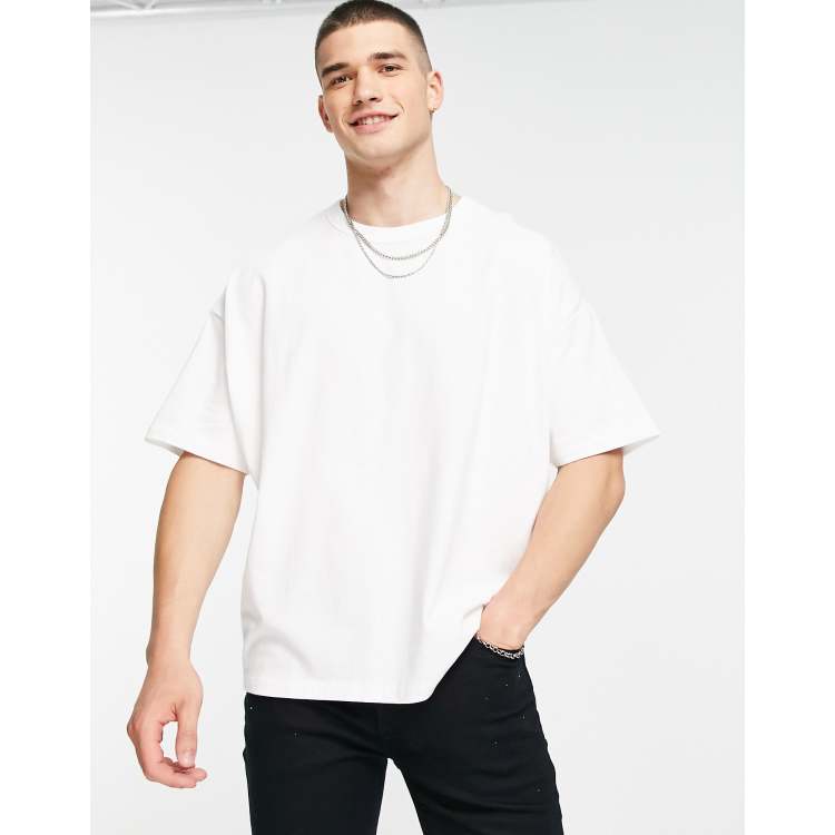oversized white t shirt men