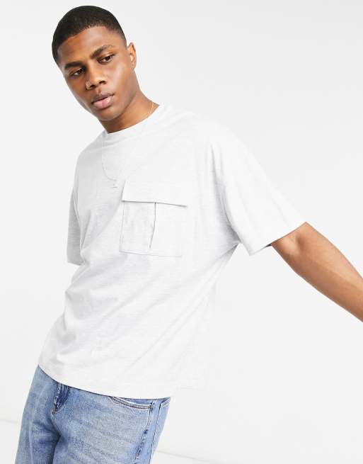 ASOS DESIGN oversized heavyweight t-shirt with with side splits