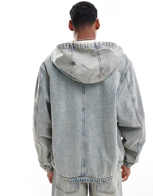 ASOS DESIGN oversized hooded denim jacket | ASOS ASOS DESIGN oversized hooded denim jacket | ASOS