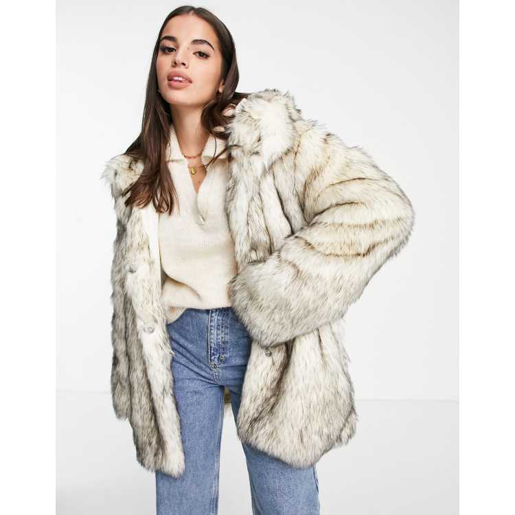 Fur deals coat asos