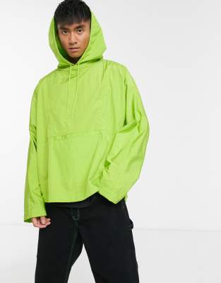 oversized hooded windbreaker