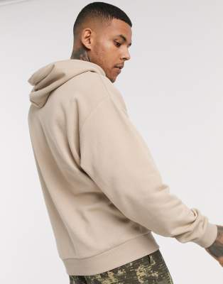 asos beige hoodie