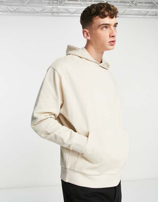 Asos oversized longline hoodie with cheap marble back print