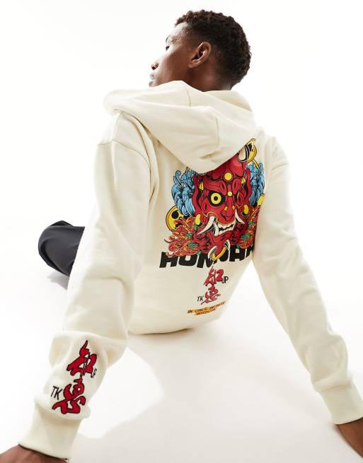 Dragon discount print hoodie