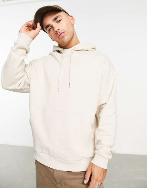 Asos hot sale beige hoodie