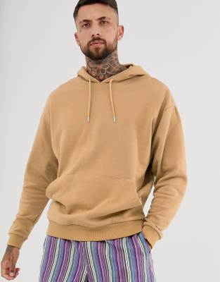 beige oversized hoodie