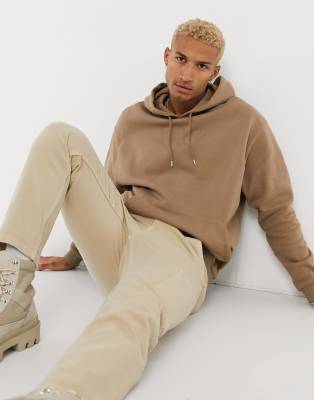 oversized hoodie beige