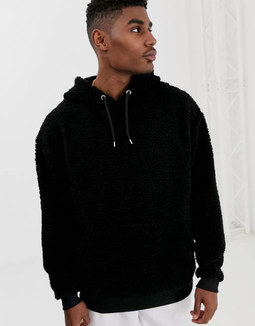 Asos oversized 2024 hoodie in borg