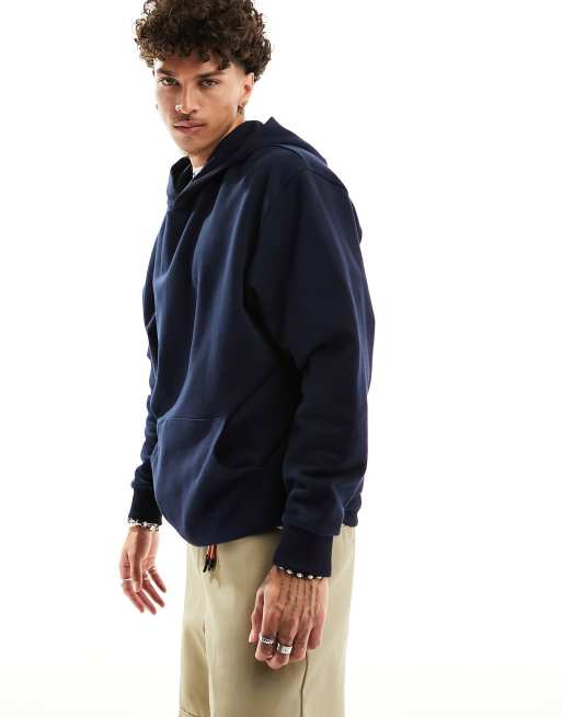 ASOS DESIGN oversized hoodie in navy, ASOS