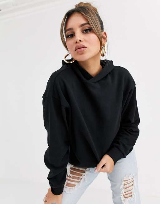 ASOS DESIGN oversized hoodie in black | ASOS