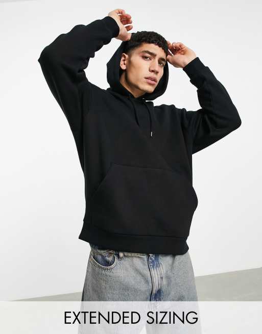 ASOS DESIGN oversized hoodie in black | ASOS