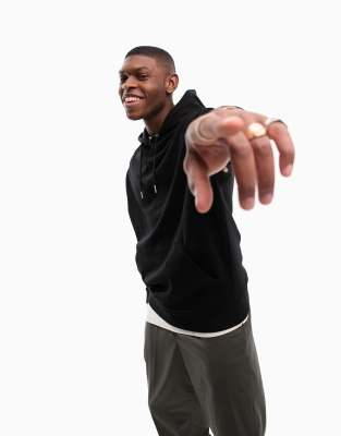 ASOS DESIGN oversized hoodie in black - ASOS Price Checker