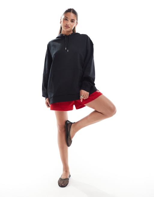 ASOS DESIGN oversized hoodie in black - part of a set