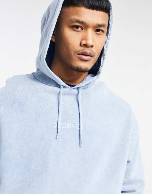 Asos discount blue hoodie