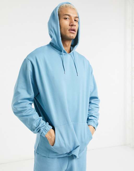 Asos blue hoodie new arrivals