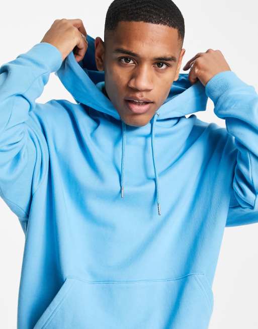 ASOS DESIGN oversized hoodie in blue | ASOS