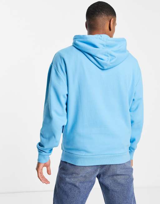 ASOS DESIGN oversized hoodie in blue | ASOS