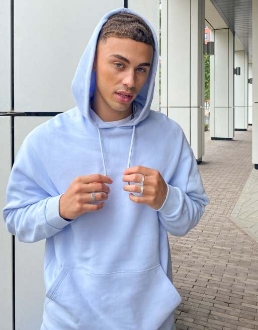 Asos hot sale blue hoodie